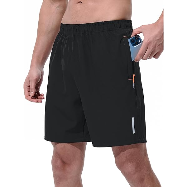 BLITZ FITNESS APPAREL Mens Gray Athletic Shorts (US, Alpha, Large